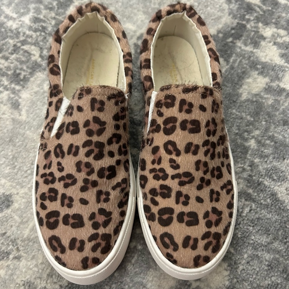 American Eagle Leopard Slip-On Sneakers – Women’s Size 7